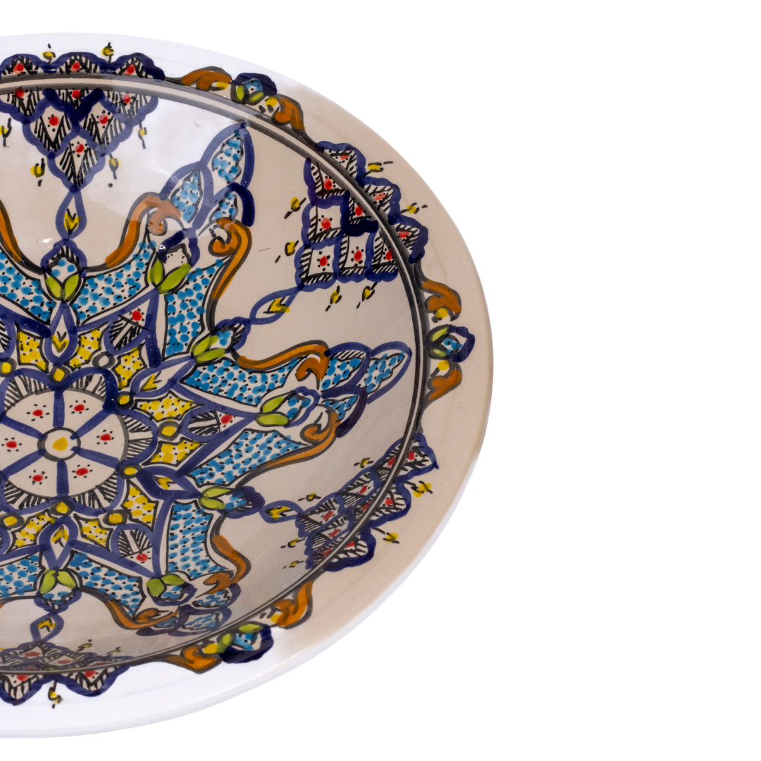 Medallion Artisan Shallow Dish