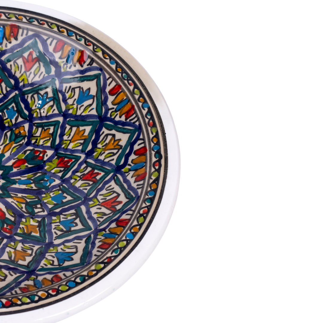 Mosaic Artisan Shallow Dish