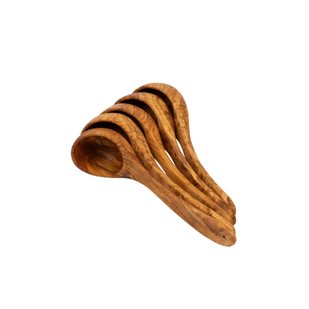 Heritage Olive Wood Soup Ladle Set