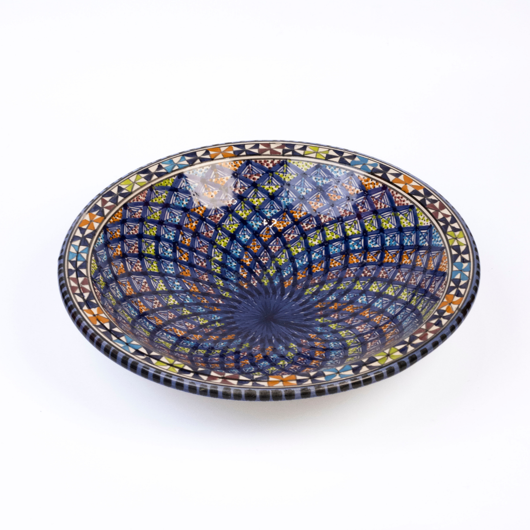 Mosaic Geometric Bowl