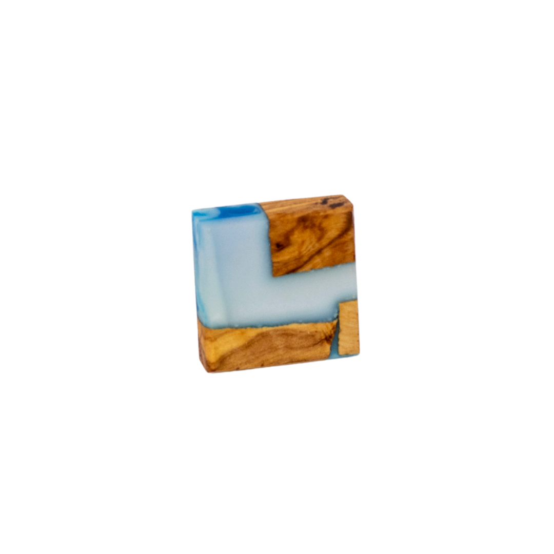 Azure Olive Wood Wine Cork
