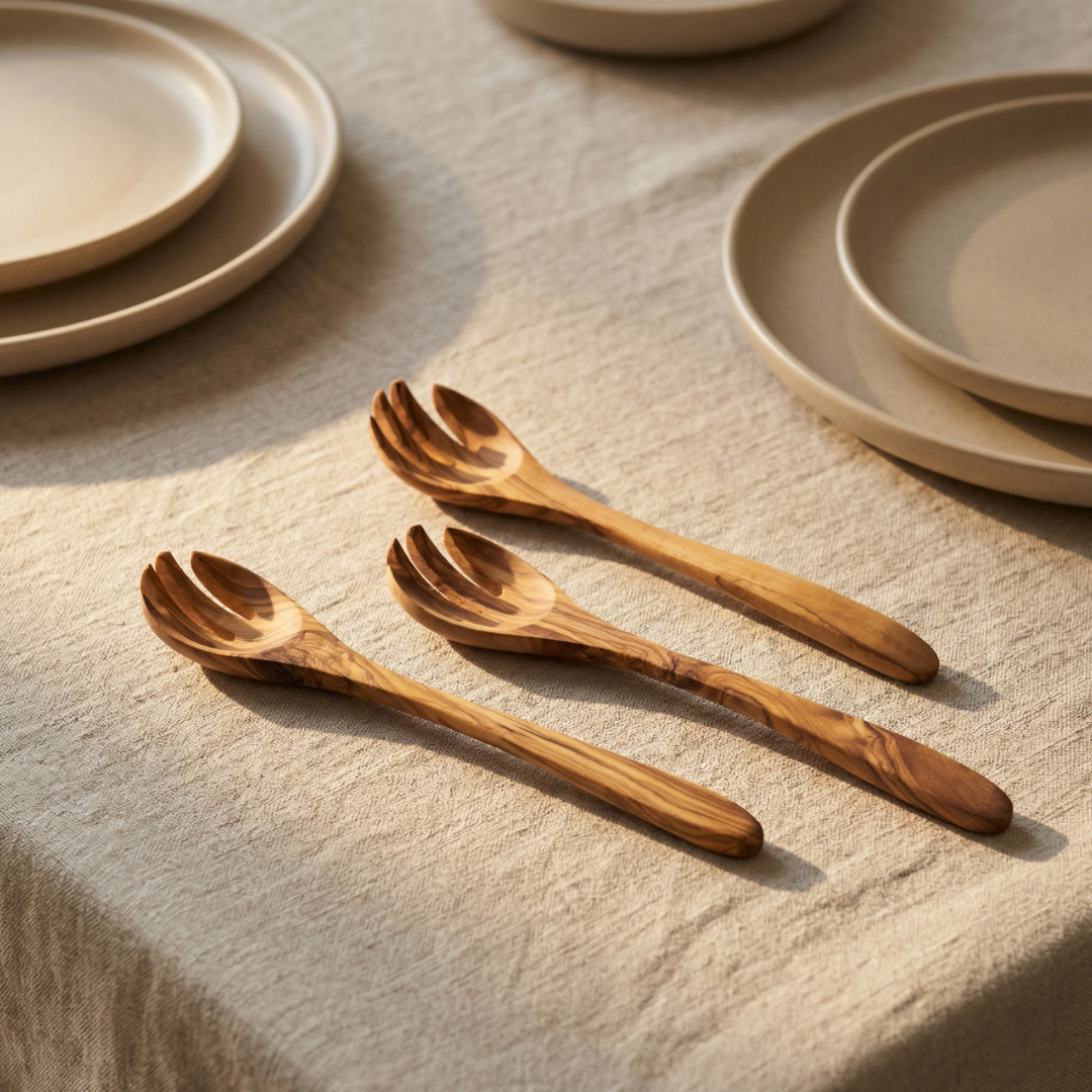 Heritage Artisan Serving Forks (one piece)
