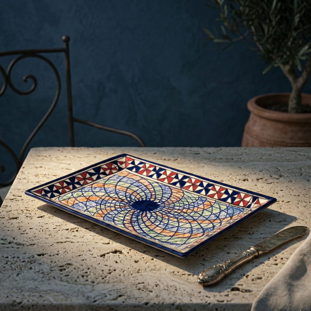 Mosaic Rectangular Tray