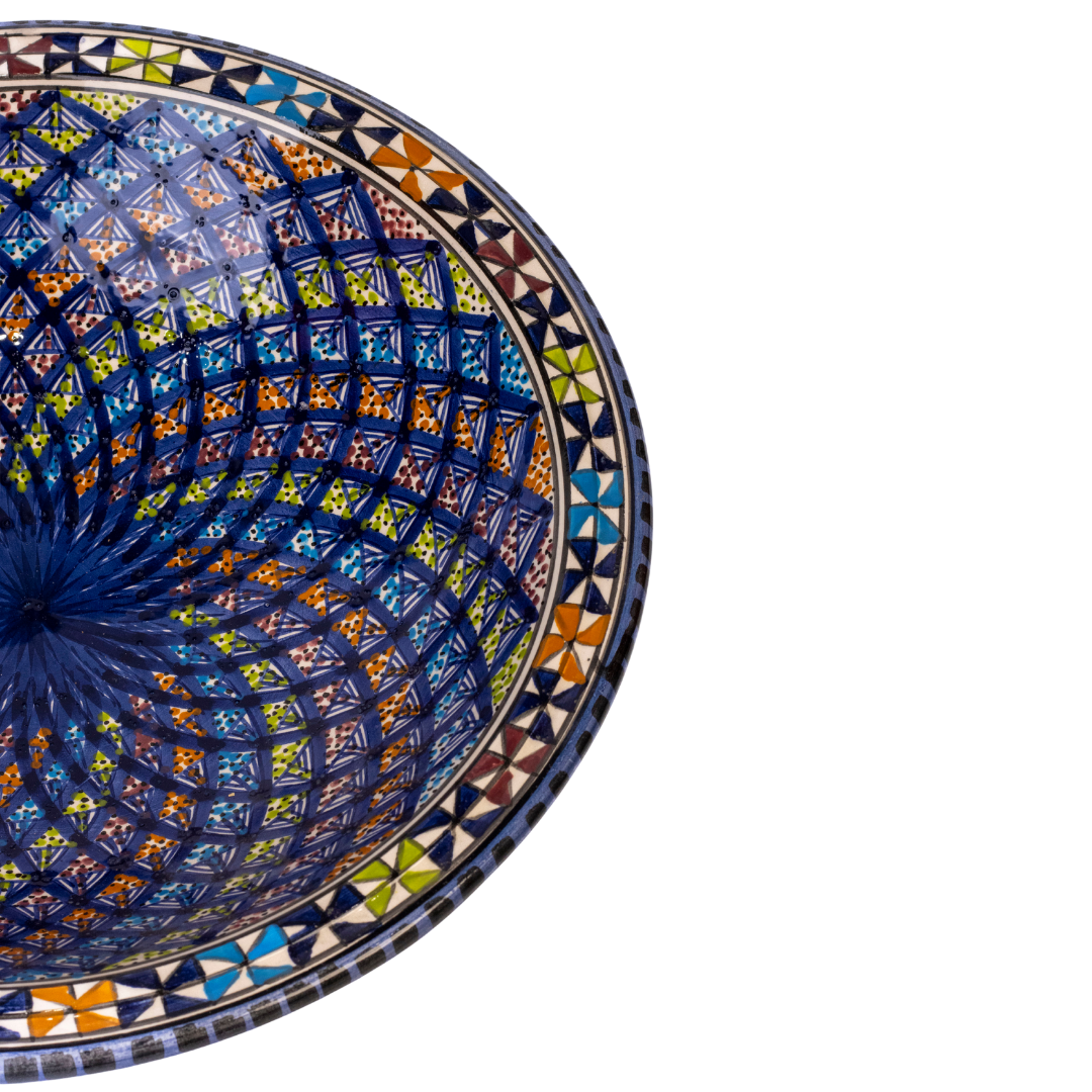 Mosaic Geometric Bowl