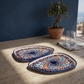Geometric Rustic Plates